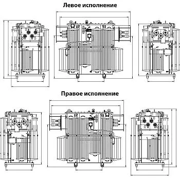 Фото чертежа ТМЗ 3200/10/0,4